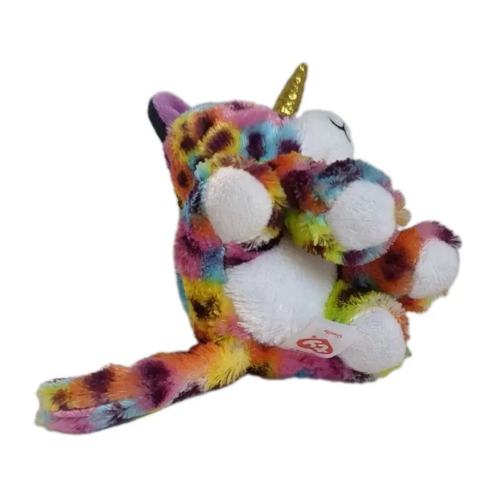 Ty Beanie Boos ❤️ GISELLE the Unicorn Leopard 6
